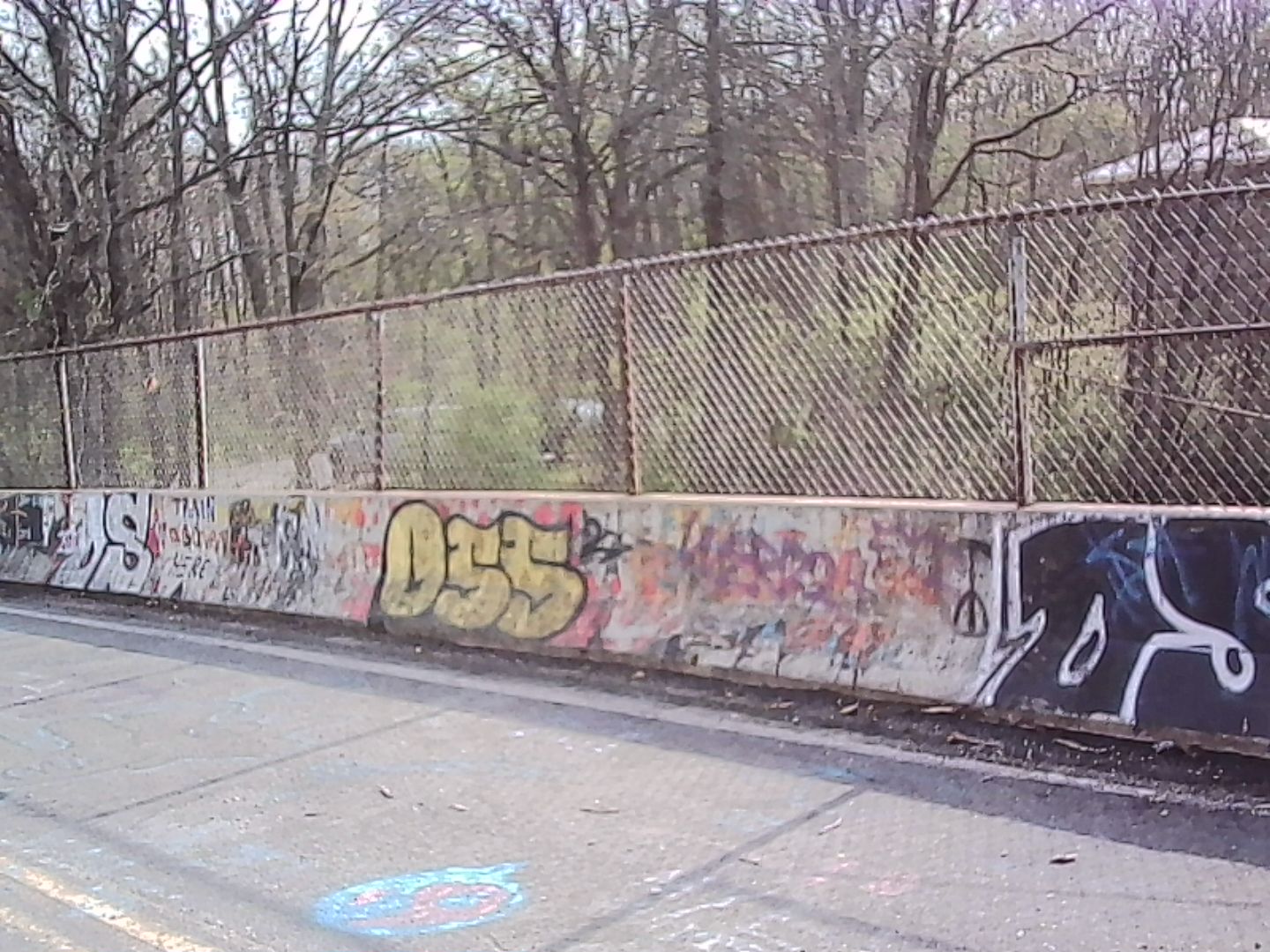 Graffiti on a bridge that will soon be replaced