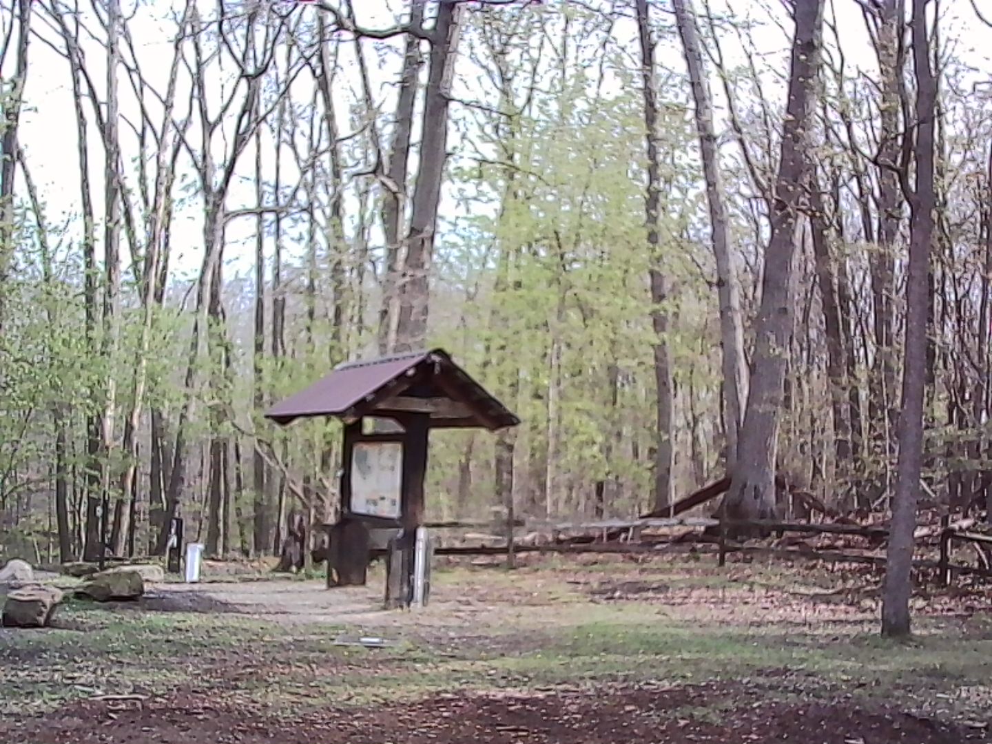 A kiosk at the local park