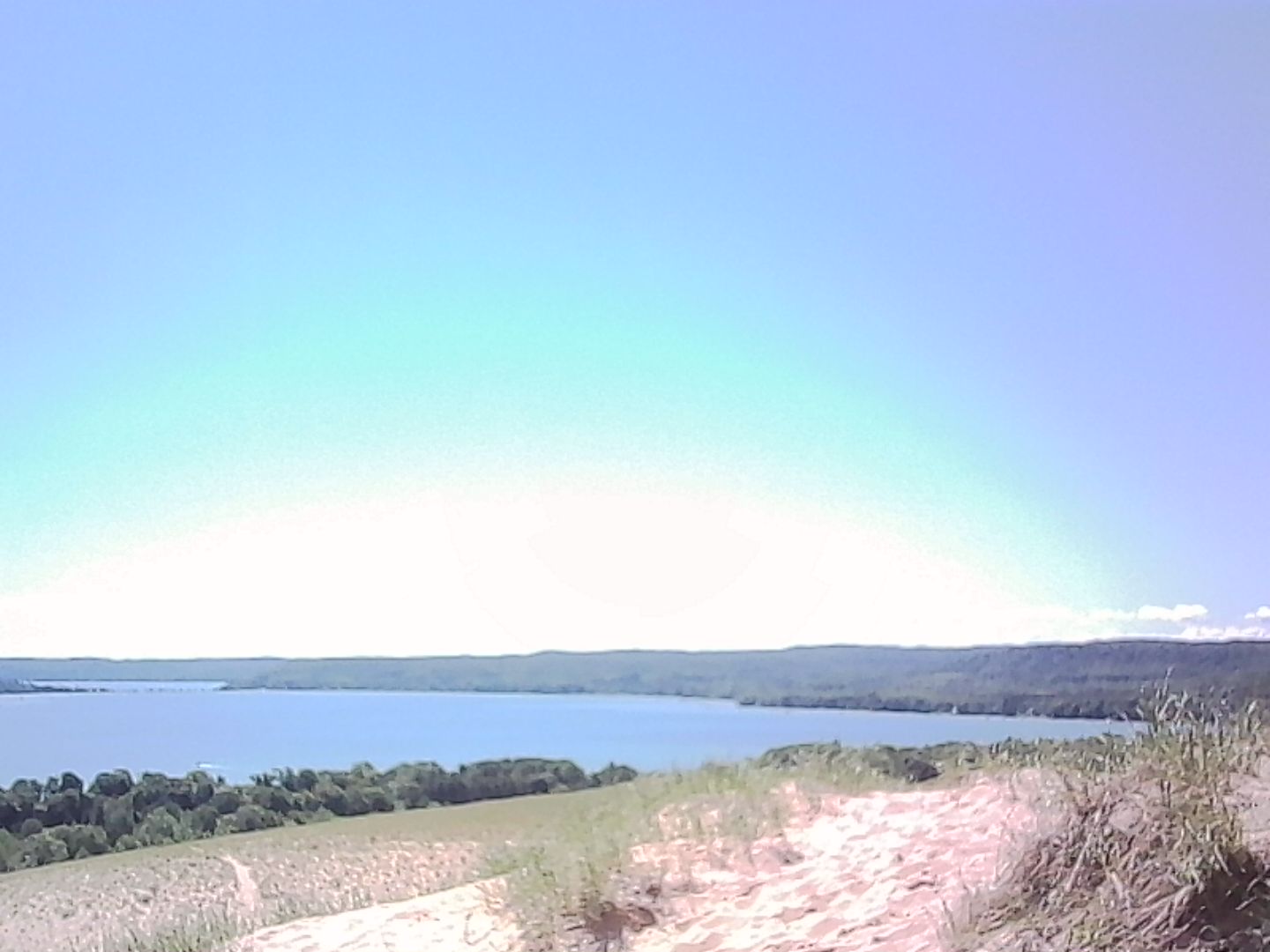 Lake from the dunes.